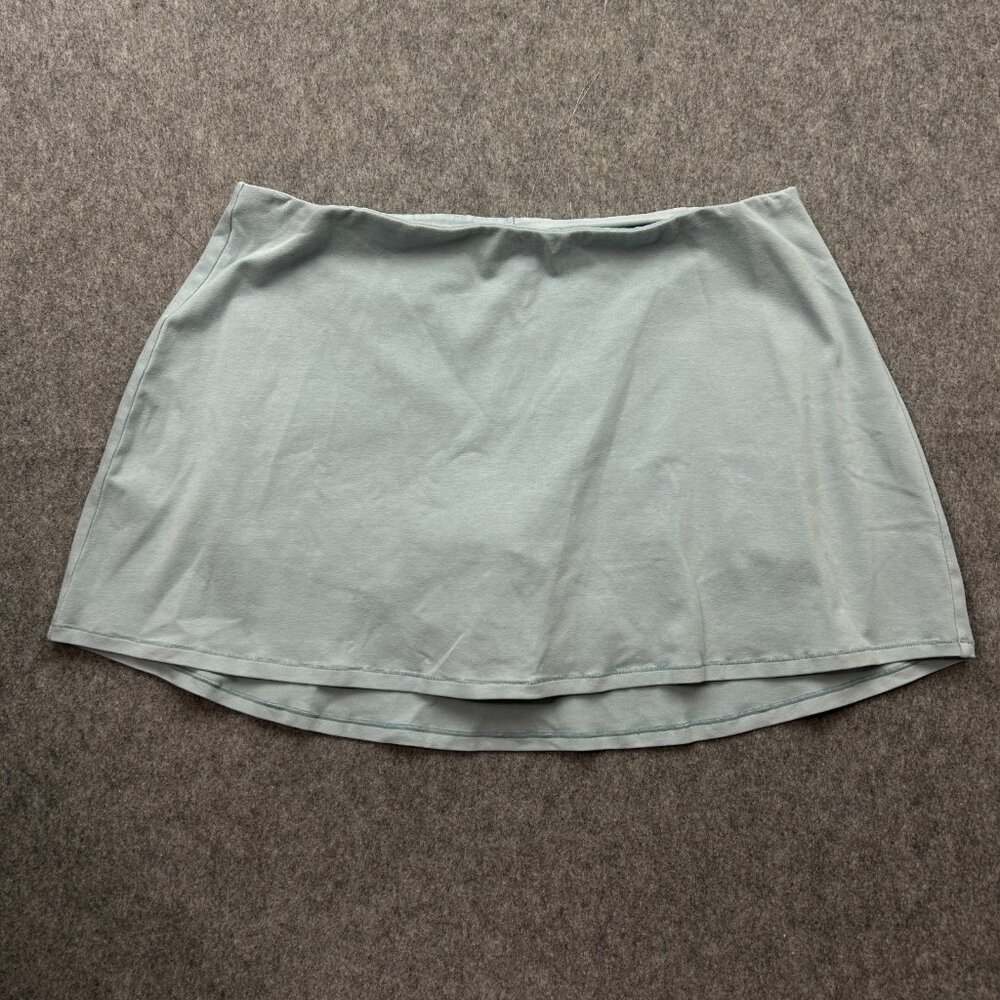 Skims Pull On Outdoor Skort Women's Size 2X Blue Denim Wash Activewear NWT